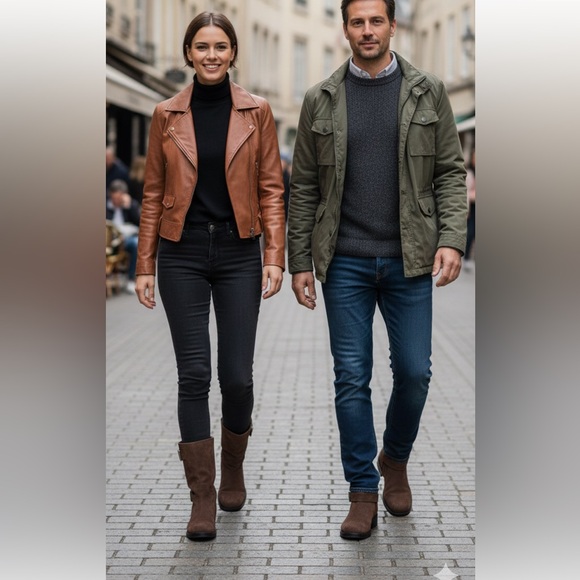 Zara Shoes - 🆕️Zara Brown Combat & Moto Boots